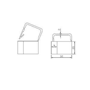 プラスチック南京錠シールロジスティクスボックス固定長赤番号南京錠改ざん防止セキュリティプラスチック南京錠シール - Product Image 6