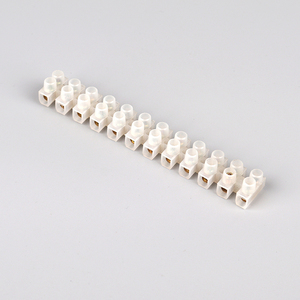 Tira de terminales de plástico KEERTE, bloque de terminales de tornillo de cableado eléctrico, 30A, 16MM, tipo U/H, 12 agujeros, conector de cable de empuje - Product Image 2