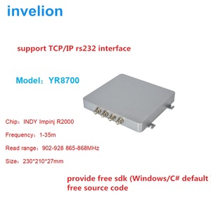 Marathon-Lector de etiquetas de largo alcance, 1-35m, RS232/TCP/IP RJ45 Ethernet UHF RFID EPC2 con 4 puertos, se aplica en el sistema de sincronización de carreras deportivas - Product Image 2
