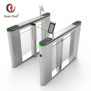 Zento Günstiger Preis 304 Edelstahl Voll automatische Gesichts erkennung RFID-Karten zugriffs kontroll system Speed Lane Drehkreuz - Product Image 4