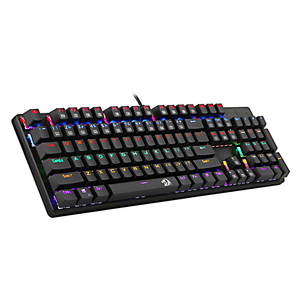עמיד למים <span class=keywords><strong>redragon</strong></span> usb wired הקשת backlit 104 מפתחות משחקים מכאני מקלדת