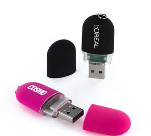 工厂批发定制塑料USB 2.0/3.0闪存驱动器可定制不同的颜色和标志 - Product Image 1