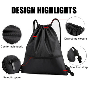 Paquete de saco de cuerda de dibujo profesional con bolsas de cordón de diseñador de logotipo Mochila de cuerda personalizada - Product Image 2
