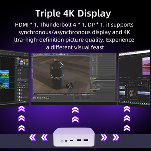 ビジネスミニPCIntel Alder Lakeプロセッサーi5 1240P Win11 Linux PCゲーミング16GBDDR4 NVMeUSB3.2タイプCDPミニコンピューター - Product Image 5