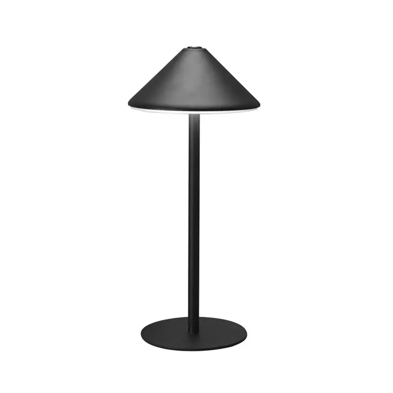 Портативная светодиодная беспроводная маленькая настольная лампа 3 цвета бесступенчатая сенсорная настольная лампа