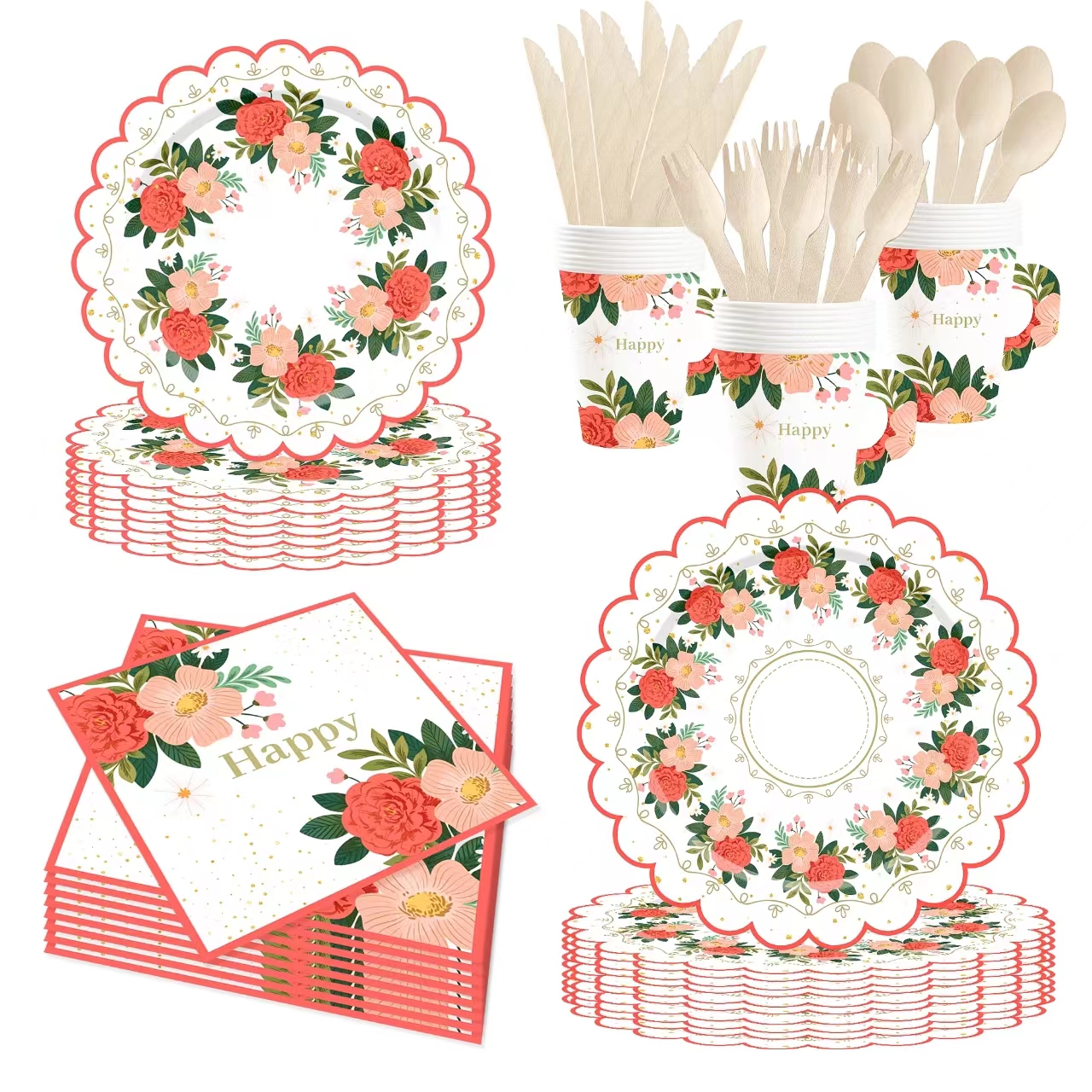 ensemble de fleurs