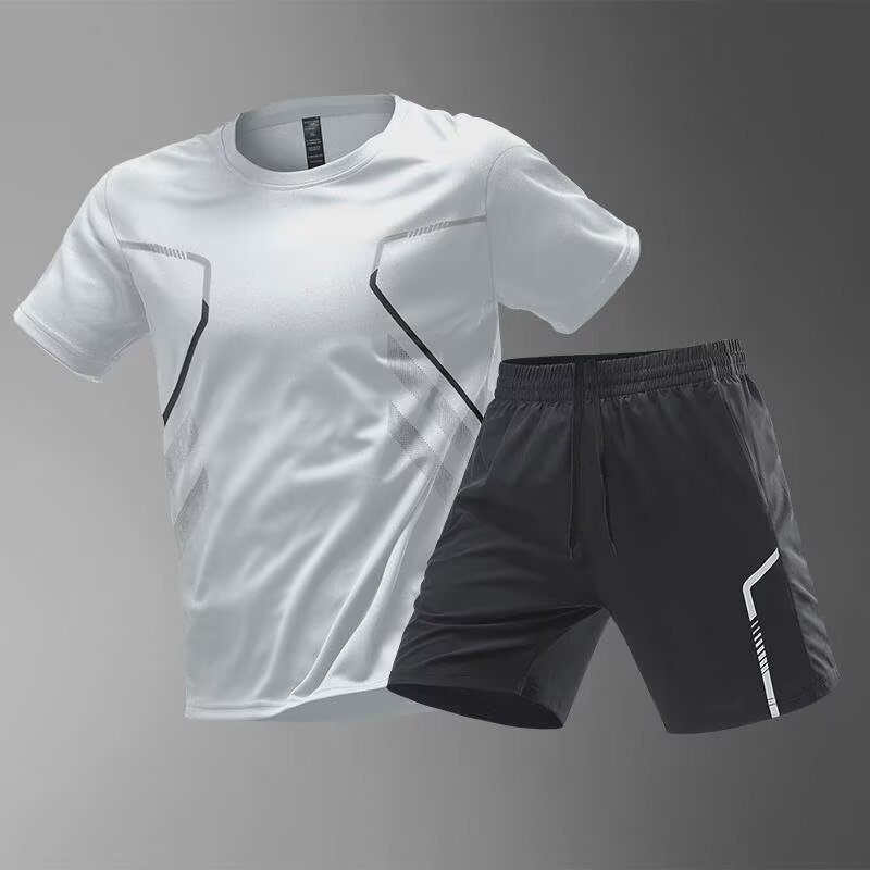 White suit-ice silk quick-dry breathable