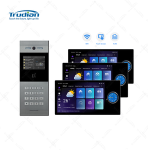 Pantalla táctil completa IPS de 10 "Smart WiFi Tuya Desbloqueo remoto Sistemas de intercomunicación de video de oficina con liberación de puerta para edificios de apartamentos - Product Image 1