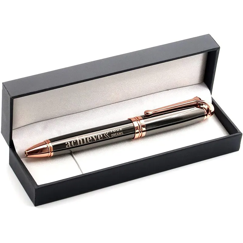 Motivational New year gift Ideas Achieve Your Dreams Executive writing pen promotional spiritual proverbs pens for man