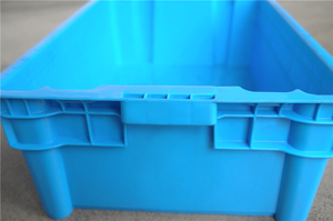 High Quality Durable 600x400x200 mm Solid Closed Fish <strong>Crate</strong> <strong>Stacking</strong> <strong>and</strong> <strong>Nesting</strong> Plastic Transport Fish Box Totes