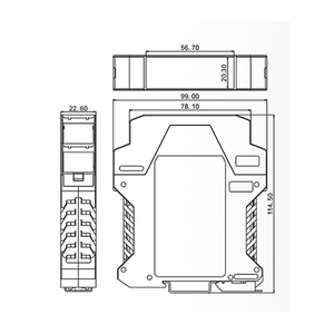 <strong>Modbus</strong> TCP/<strong>RTU</strong> to CAN Protocol Converter Module Ethernet Serial Port to CANopen Bus Gateway - Product Image 5