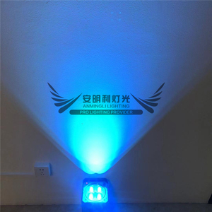แบตเตอรี่ไร้สาย LED PAR 4pcs 18W RGBWUV 6 in 1 LED uplights WiFi Control - Product Image 3