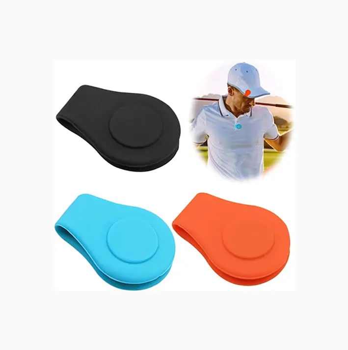 Yds grampo de chapéu marcador de bola de golfe personalizado, valor magnético, durável, removível, facilmente, chapéu, tampas