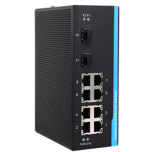 10 porta 8G + 2G 10/100/1000Mbps switch di rete di sicurezza cctv sistema di monitoraggio snmp gestito switch ethernet - Product Image 4