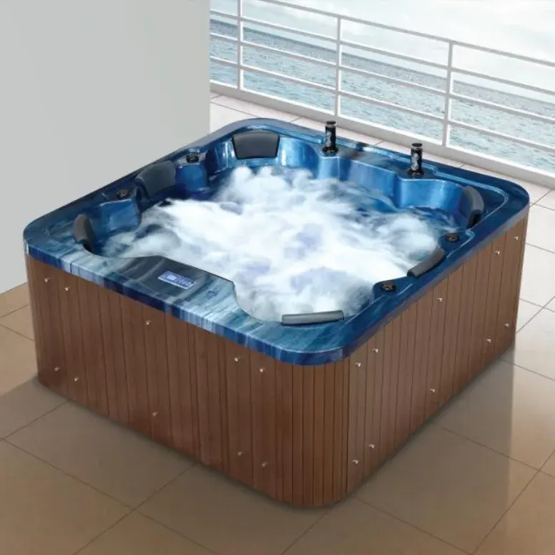 Usine Square pas cher prix Whirlpool extérieur SPA bain à remous jacuzzier de 6 personas