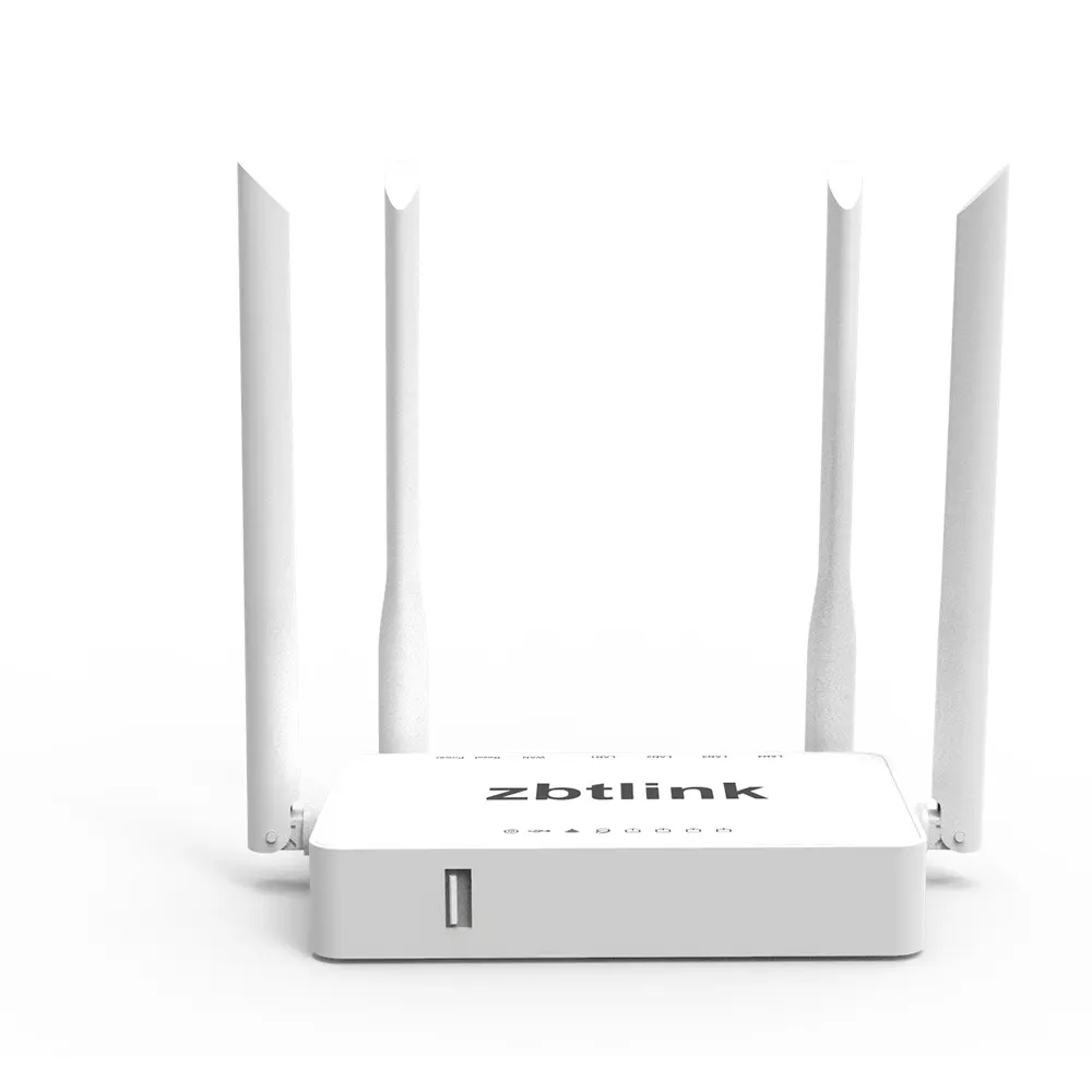 GSM 2,4G 300mbps Puerto USB Wifi Router cuatro antenas