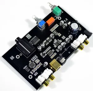 PCM5100 MS8416 Optical <strong>USB</strong> <strong>input</strong> NE5532 OP DAC Board 24bit 192K with Audio Volume <strong>Control</strong> DAC Board DC 12V - Product Image 1