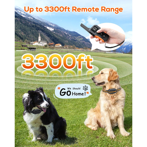 रिचार्जेबल प्लास्टिक कुत्ता प्रशिक्षण कॉलर एक टोन दो सदमे मुक्त रिमोट कंट्रोल कस्टम रंग छाल नियंत्रण पालतू व्यवहार सहायक - Product Image 5