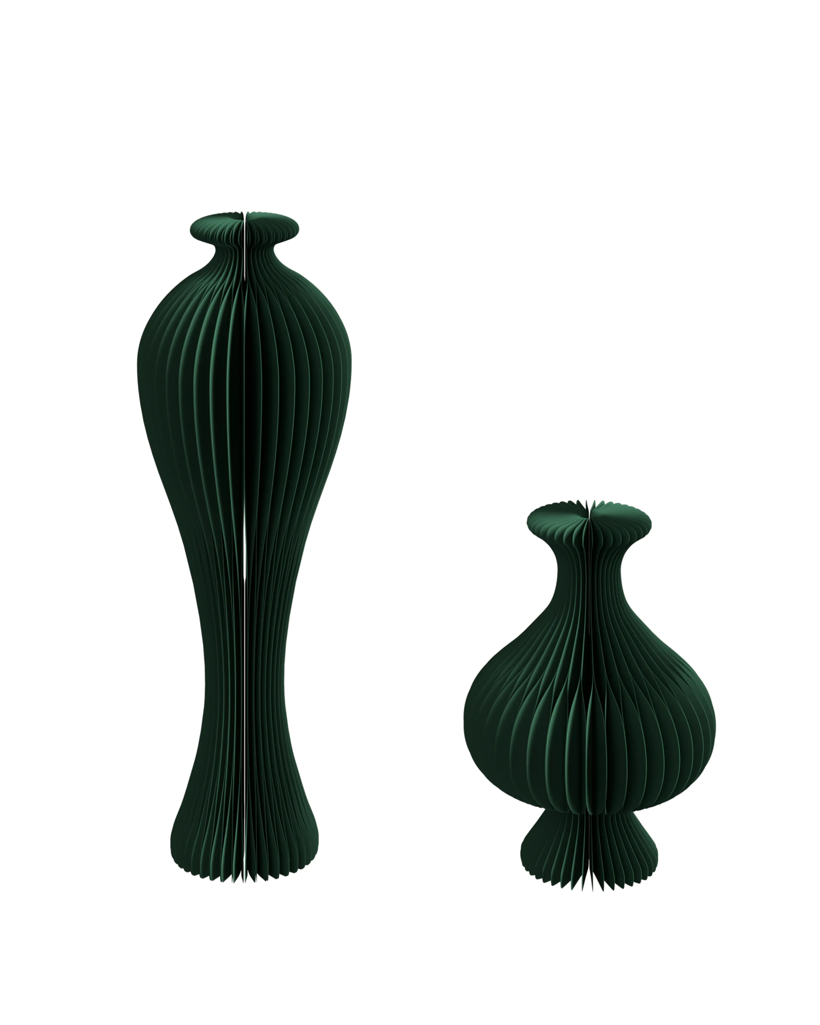 Ihpapel vaso decorativo para mesa, vaso de papel de decoração para flores de cor pura para presentes de decoração de casa