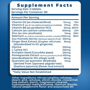 Mannen Prostaatformule Tabletten Mannelijke Prostaat Gezondheid Supplementen Ondersteunen Haar Gezondheid, Urinewegen En Blaas Controle - Product Image 4