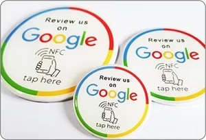 Custom NFC Stand with NTAG213 Chip ISO14443A PVC Google Review Tag for Social Media Marketing &amp; Loyalty <strong>Programs</strong> - Product Image 5