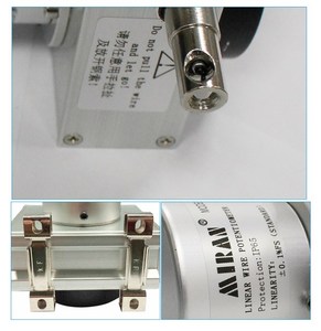 Trasduttore di spostamento del sensore di posizione del codificatore a filo lineare con cavo di uscita analogica - Product Image 4