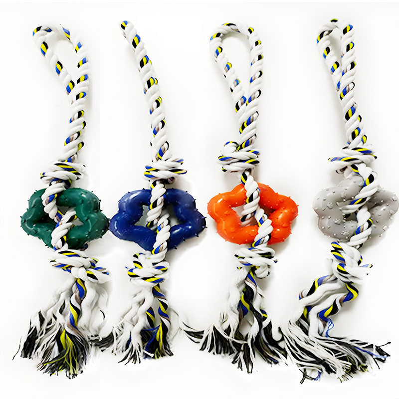 Corde de chanvre à main avec étoile à cinq branches.