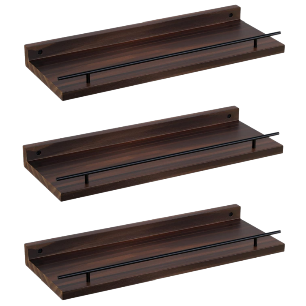 Bois brun + Métal noir