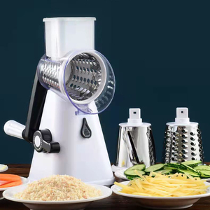 3 in 1 Vegetable Slicer <strong>Swift</strong> Rotary Drum Grater Nut Shredder Veggie <strong>Cutter</strong> Peeler Spiralizer Cheese Chopper - Product Image 5