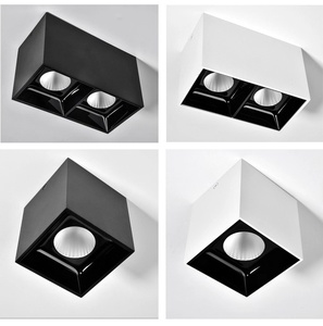 Led พื้นผิวติดตั้ง3*5วัตต์3*7วัตต์สแควร์ลงแสง3หัวดาวน์ไลท์สาม - Product Image 2