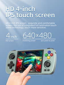Rg405m คอนโซลเกมย้อนยุคแอนดรอยด์12มือถือพร้อม Google Play Store 4 "IPS ทัชสกรีน WIFI - Product Image 4