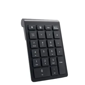 Wireless BT/2.4G tastiera numerica 22 tasti Mini Numpad tastiera numerica per Notebook portatili, Desktop, finestre PC, iOS, Android
