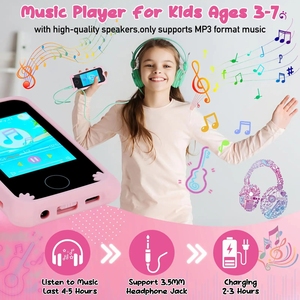 ホット販売2023安い電話子供のおもちゃ複数のゲームモードMP3音楽デュアルカメラタッチスクリーン小さなスマートフォン子供のおもちゃ - Product Image 6