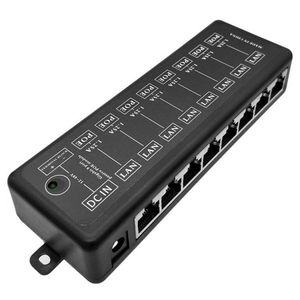 8 Port Gigabit 1.25A PoE enjektörü hepsi bir arada DC12V-48V 8 arayüzleri pasif adaptörü Ethernet modülü üzerinde güç enjektör - Product Image 2