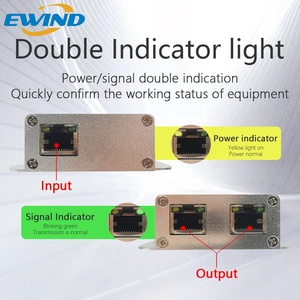 Extensor POE de doble puerto, 10/100M, con entrada/salida estándar IEEE 802.3af para cámara IP, extiende la transmisión, 100m - Product Image 4