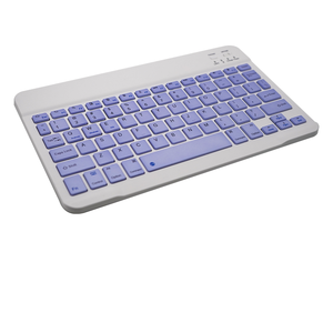 10&quot; Rechargeable Wireless Bluetooth <strong>Keyboard</strong> for Cell Phone Tablet, Mini Portable Bluetooth <strong>Keyboard</strong>