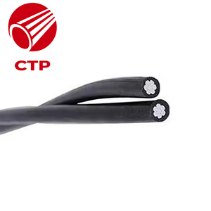 2x16mm2 bükülmüş alüminyum kablo güç istasyonu güç iletim XLPE yalıtım PVC tek çekirdekli 16A 30A anma ABC güç kabloları - Product Image 3