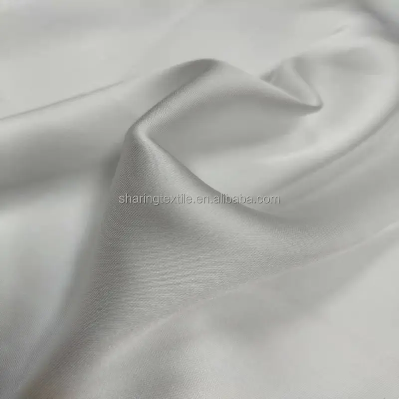 Syal Kain Sifon 190CM Polyester Satin Sutra Berkilau Melilit 50D Kain Sifon Voile Sateen Aliran Udara untuk Syal Dasi