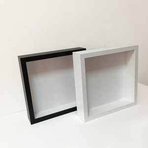 2 Inch Deep White and Black 8x8 9x9 <strong>10x10</strong> square Shadow Box <strong>Frame</strong> for Paper Arts Origami 3D Shadow Box <strong>Frame</strong> - Product Image 1