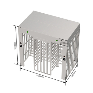 HCW Biometrische Sicherheits drehkreuze in voller Höhe Automatisches Drehkreuz mit doppelter voller Höhe für Eingänge und Ausgänge streng gesteuert - Product Image 1