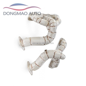 Подходит для Porsche 911 997/997.1 3,6 2004-2005 выпускной коллектор из нержавеющей стали автомобильная выхлопная труба - Product Image 4