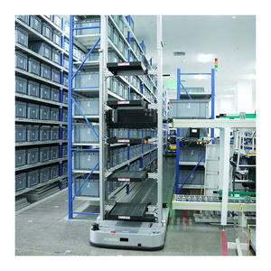 Sistema de estantería de almacenamiento automático Asrs transportador de rodillos por gravedad para descarga con almacenamiento en almacén - Product Image 1