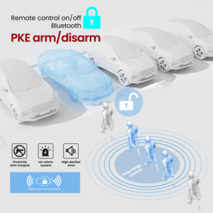 Sistema de alarma de seguridad universal de 12V de calidad superior Alarmas de coche inalámbricas automáticas con 2 mandos a distancia - Product Image 6