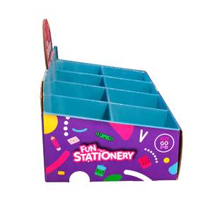 Stationery Cardboard Countertop <strong>Display</strong> Custom Printing Paper Tabletop <strong>Display</strong> <strong>Box</strong> <strong>for</strong> Supermarket Retail - Product Image 6