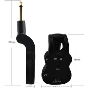 Transmisor de guitarra inalámbrico, ireless ystem ransmitter eceiver, recargable