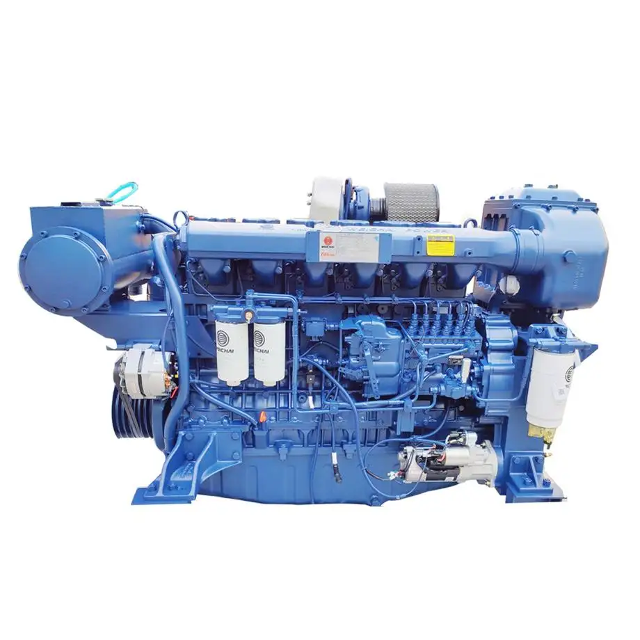 Yüksek hızlı yolcu teknesi 6 silindir 550hp 2100rpm WP12C550-21 dizel motor