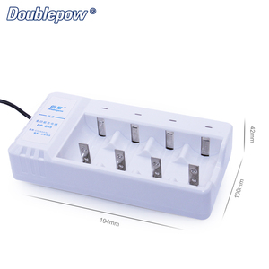 ダブルポウB05 LED多機能ABS充電器4スロット1.2V AA/AAA/C/D Ni-MH/Ni-CD充電式バッテリー充電器 - Product Image 2