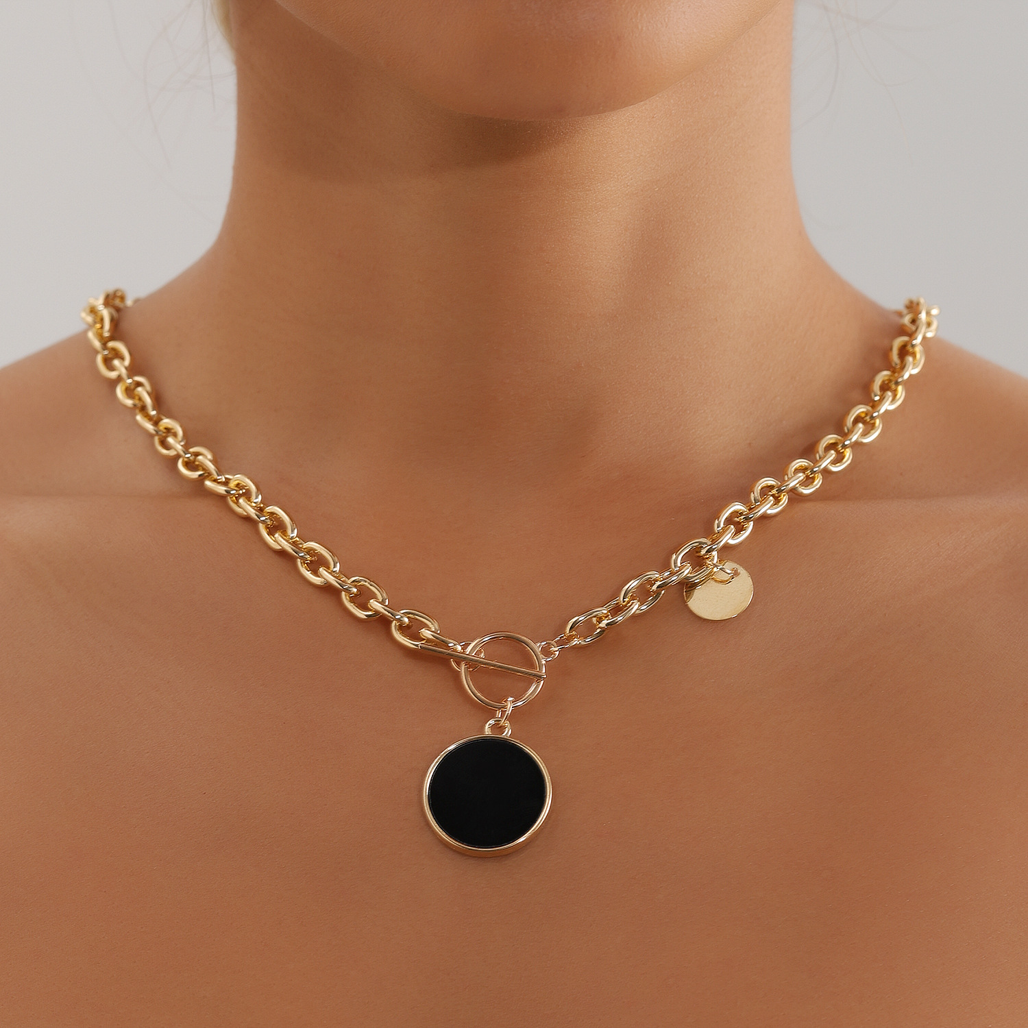 ZW1086 gold necklace