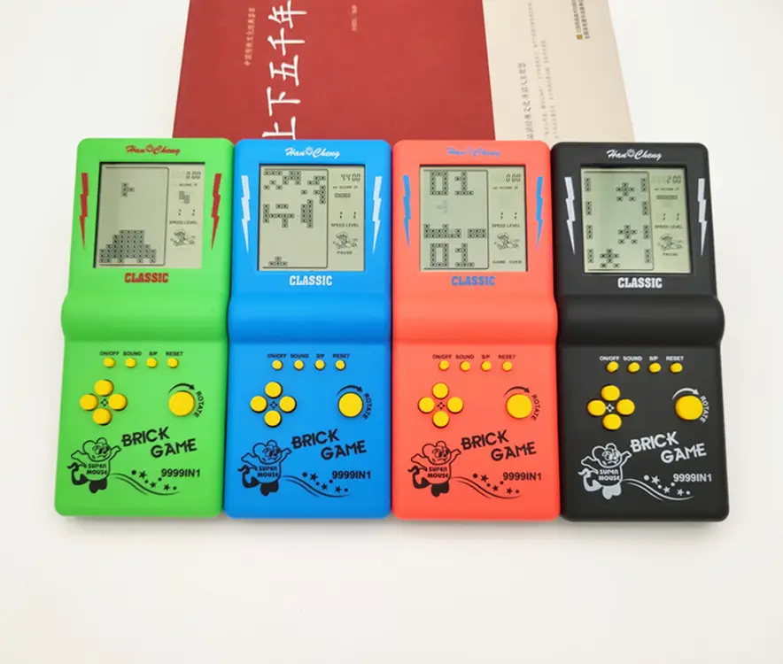 クラシックな子供時代のギフトポータブルハンドヘルドゲームプレーヤー電子玩具ポケットゲームコンソール