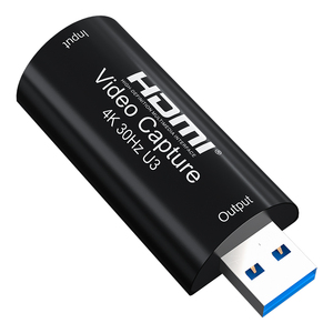 USB3.0 4k视频采集卡4K30Hz兼容视窗/安卓/苹果操作系统，用于直播游戏教育 - Product Image 1